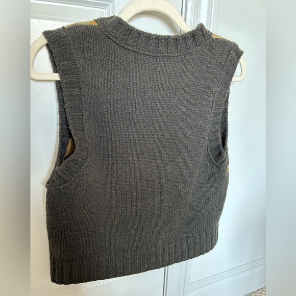 Sea New York plaid wool vest, BEAUTIFUL, colour in first picture accurate - Picture 4 of 4